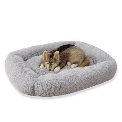 China Viable Colorful Luxury Soft Plush Pet Bed Warm Cushion Cat Nest Pet Bed Cushion Comfortable Pet Bed Cushion for sale