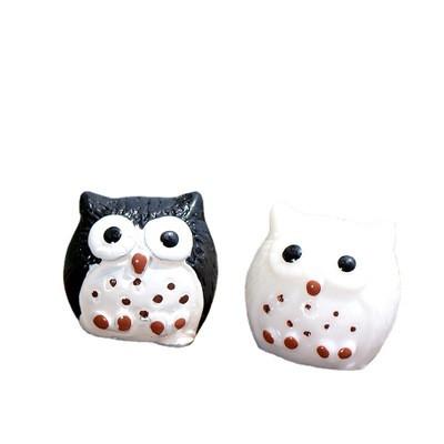 China Hot Selling Mini Owl Resin Crafts Mini Owl Design Mini Garden Decor 3d Cartoon Bonsai Decoration From China for sale