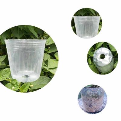 China Durable Factory Wholesale Hot Selling Soft Plastic Pots Flower Pot Breathable Clear Pot Durable for sale