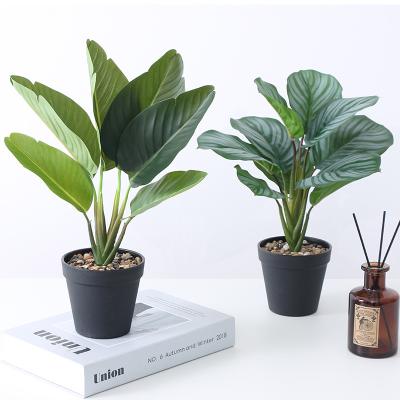 China Hot Selling Durable Simulation Flower Artificial Plants In Pots For Home Decor Indoor Artificial Plant With Pot Artificial Bonsai Plant for sale