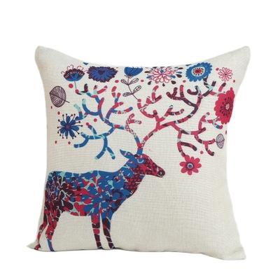 China Luxury Creative Folded Pillow Covers Cushion Covers 2021 Deer Decorative Home Cushion Cover for sale