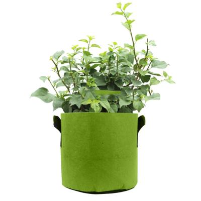 China Fashionable 5 Packs 75 Gallon Strong Non Woven Grow Bags Breathable Thicken Felt Non Woven Plant Grow Bags For Plant Tree for sale