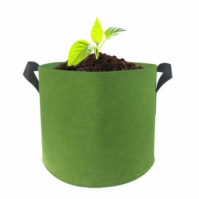 China Hot Sale Durable 5 Packs 50 Gallon Bag Plant Container Smart Felt Growing Artificial Fabric With Handle Household Felt Grow Bag for sale