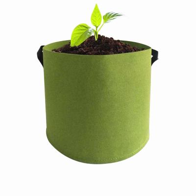 China Good Quality Breathable 5 Packs 30 Gallon Vegetable Fruits Grow Bags Felt Garden Planter Greenhouse Fabric Pots Grow Bag for sale