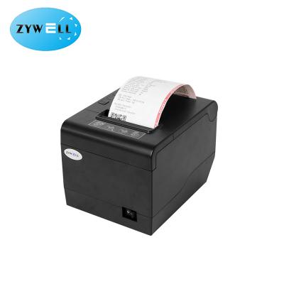 China Zywell 80mm Black and White Profession Receipt Printer POS Thermal Printer Receipt Printer for sale