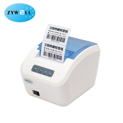 China Small 3inch 80mm printer black and white bluetooth packing slip label printer with CE RoHS certification for sale