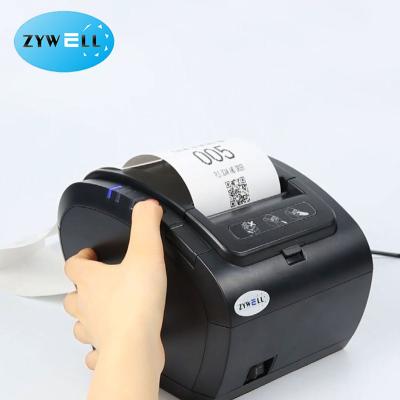 China Zywell ZY307 thermal printer receipt invoice small high quality black and white office bluetooth tablet 80mm thermal printer for sale