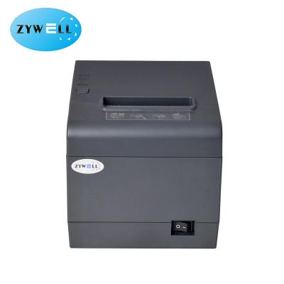 China Black and white POS 58mm and 80mm thermal printer with LAN usb port with thermal driver zy808 for sale