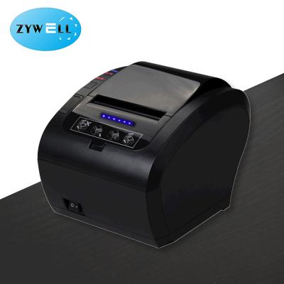 China Black Most Popular Zy606 Cheap 80mm Thermal Printer With Auto Cutter For Kitchen for sale