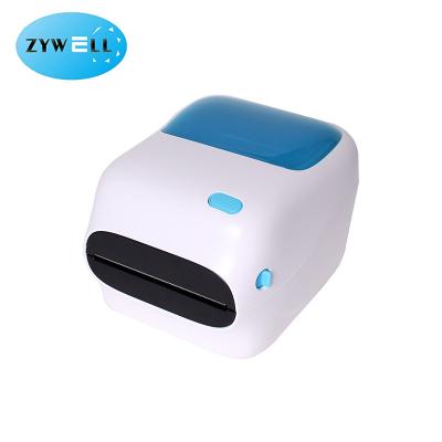 China New Launch Black And White Zywell 4 Inch Label Printer Packing Slip Printer 4X6 Thermal Shipping Label Printer for sale