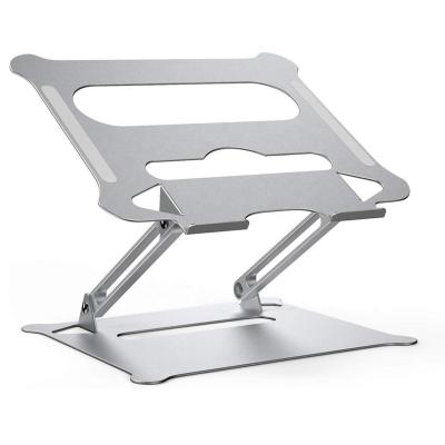 China (Size) Ergonomic Adjustable Aluminum Vertical Ergonomic Table Top Laptop Stand for sale