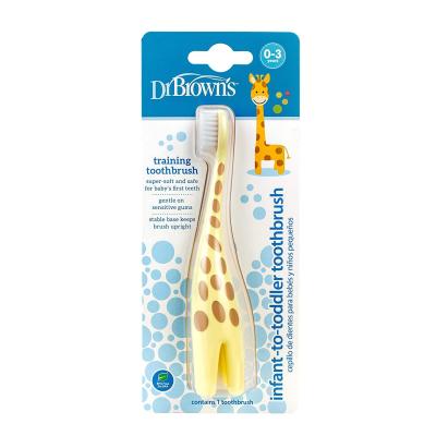 China Baby usefully washing the Infant-to-Child Toothbrush Giraffe form by Dr. Brown for sale