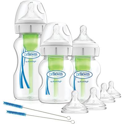 China Feeding Dr. Brown Baby Bottle Options+ Wide-Neck Baby Feeding Bottle Gift Set Baby Milk Bottle GIFT SET for sale