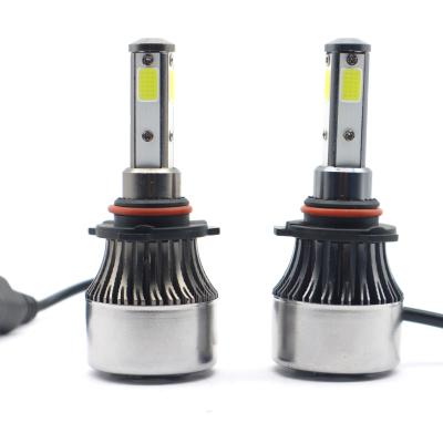 China Hot Sale Aluminum G17 H4 9-32V 45W 6000K 4000lms LED 4LED(COB), with 4sides fan, Hihg/Low; LED headlight for sale