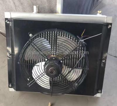 China Heat temp indoor aluminum tube hot fan for heating greenhouse poultry cheap price and good quality for sale