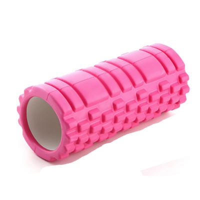 China Comfortable Roller Foam Roller High Density EVA Hollow Fitness Yoga Foam Massage Roller For Gym for sale