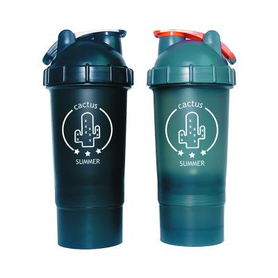 China Viable Cheap Price Sports Drink BPA Free Fitness Shaker Water Bottle For Protein With Mixing Ball for sale