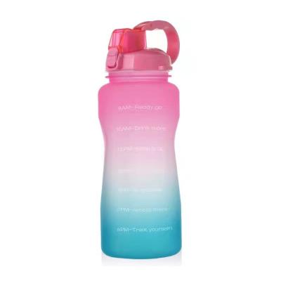 China 128oz Motivational CLASSIC with Time Marker and Straw, Leakproof Tritan BPA Free Water Bottle for the Gym for sale