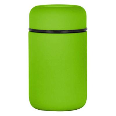 China Custom Business Color 600ml Double Wall Stainless Steel Patty Vacuum Insulated Jar Container for sale