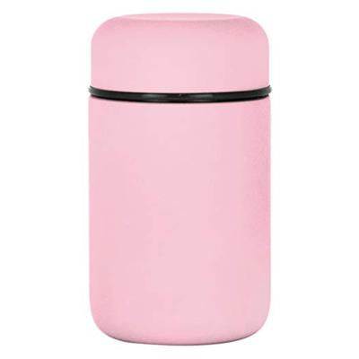 China Custom Business Color Design Stainless Steel Thermos Food Jar Insulated Food Vacuum Flasks for sale