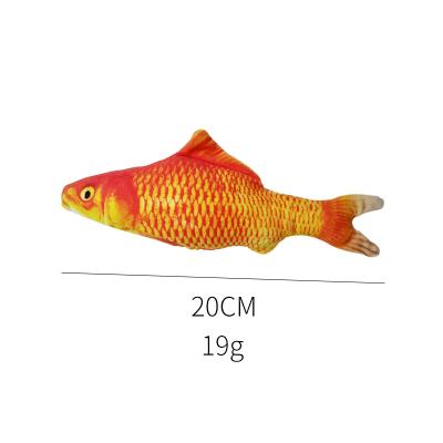 China Realistic Collapsing Electric Cat Fish Cat Toys Simulation Viable Agitation Fish for sale