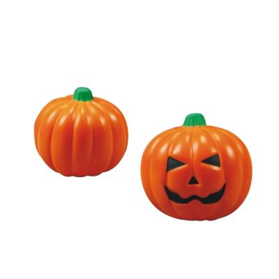 China Toy Promotional Promotional Logo Printing Anti Stress Halloween Pumpkin PU Foam Toy for sale