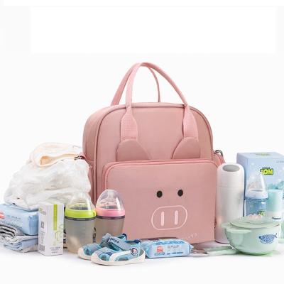 China Custom Water Resistant Fashion Comforter Baby Diaper Bag Backpack Diaper Bag Baby Bags For Mom Diaper for sale