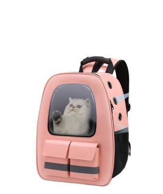 China Water Proof Wholesale Pet Harness Backpack Outdoor Easy Carry Pet Carrier Backpack for Cats and Dogs for sale