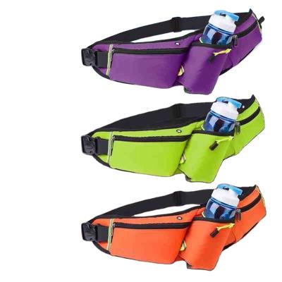 China Outdoor Phone Pocket Fanny Waist Pack Riding Cycling Water Bottle Pouch Fitness Sports Gym Marathon Bag Water Resistant Running Pack Waist Pack for sale