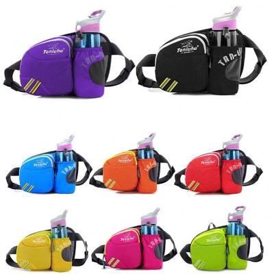 China Running Waist Bag Water Resistant Marathon Hydration Chest Belt Jogging Colorful Fanny Pack Water Bottle Phone Unisex Holder for sale