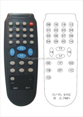 China Universal remote control for videocon TV made in China Battery Remote Control for sale