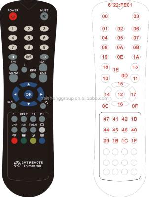 China Competitive Price Universal TV Remote Controller SMART NO.3-TRUMAN 190 for sale