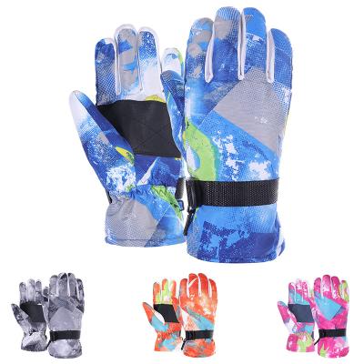 China OEM Men's Womenski Custom Adjustable Non-slip Warm Windproof Winter Sports Waterproof Windproof Gloves Ski Gloves Outdoor for sale