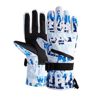 China Wholesale Direct Ski Glove Non-slip Windproof Waterproof Ski Glove For Men Custom Snow Winter Bike Glove for sale