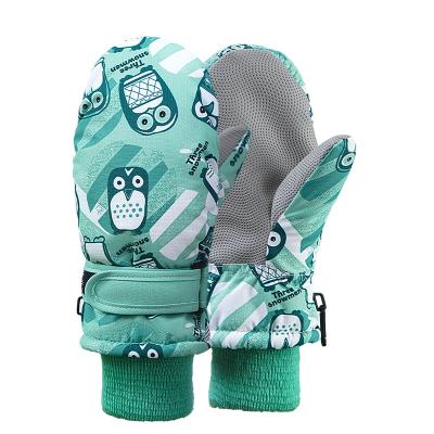 China OEM Children Winter Non-slip Snow Windproof Waterproof Ski Gloves Children Snowboard Gloves for Boys Girls for sale