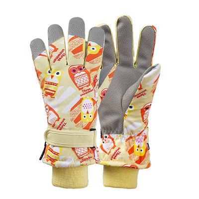 China OEM High Quality Warmest Warmest Waterproof Winter Snow Ski Gloves Non-Slip Windproof Raincoat OEM For Kids Baby for sale