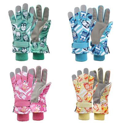 China Snowboard Windproof Ski Gloves Winter Sport Snow Proof OEM Kids Custom Water Warm Non-slip Windproof Waterproof Children for sale