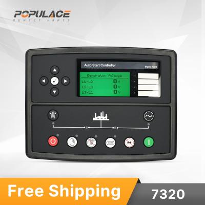 China POPULACE Genset Control ATS Remote Generator Controller Panel Module LCD Controladores Deepsea Controller 7320 mkii DSE 7320 for sale