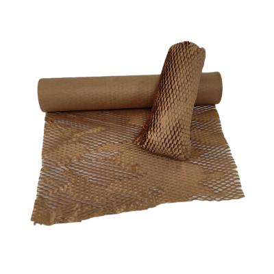 China High Quality Biodegradable Biodegradable Honeycomb Kraft Paper Eco-Friendly Protective Cushioning Packaging for sale