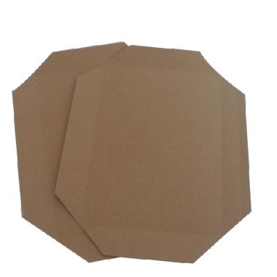 China Single Faced Carrier Pallet Kraft Paper Carrier Board High Slip Sheet for sale