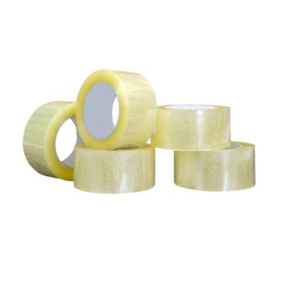 China Waterproof Custom Clear Cardboard 3 inchTransparent Bopp Muffler Strapping Tape for sale