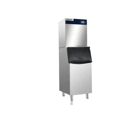 China Hotels ice maker and water dispenser with built-in ice bin for sale