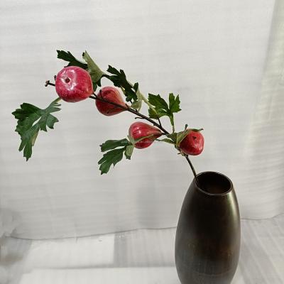 China Hot Sale PVC Foam+plastic Realistic Fruit Branches Artificial High Quality Fruit Plant Table Decoration for sale