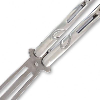 China Low MOQ Eco-friendly 2022 Customized Stainless Steel Butterfly Training Knife for sale