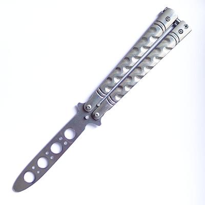 China OEM Knife Release Butterfly Screw Outdoor Training Knife Custom Stainless Steel For Every Day Carry Knife for sale