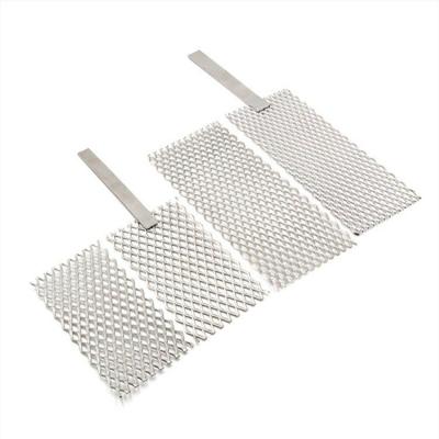 China Industry Platinum Titanium Mesh Plated Electrode Anode Plate Titanium Mesh Metal Treatment for sale