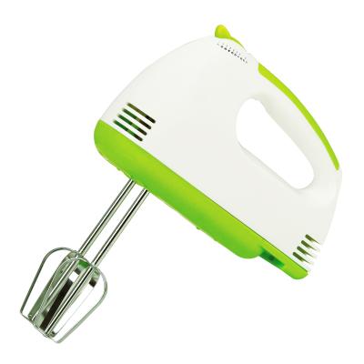 China 120W Beater Ejector Button Factory Price Hot Sale 7 Speeds Hand Mixer Plastic Electric Egg Mixer for sale