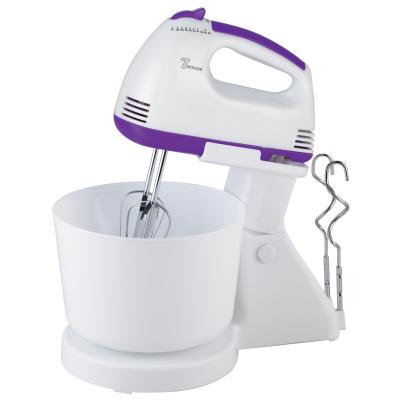 China Electric Beater Ejector Button 7 Speeds Hand Mixer With Plasti Bowl for sale