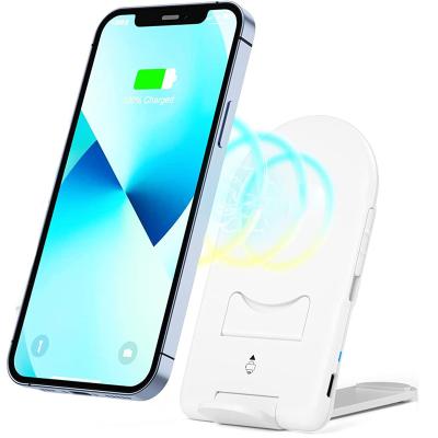 China Foldable Mobile Phone Chargineer Stand For iPhone Oppo Stand Dropshipping 2023 Hot Selling Products On Amazon Best-selling Wireless Charger for sale