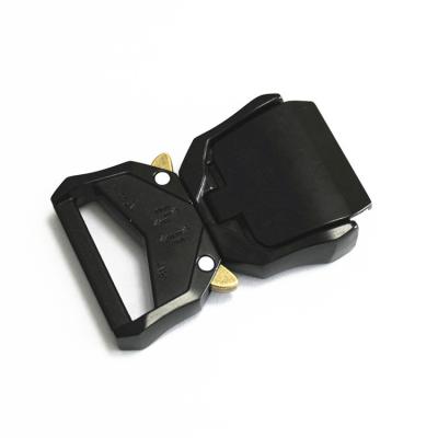 China Custom Durable Heavy Duty Metal Logo Quick Release Bag Buckle Tactical Belt Buckle for sale